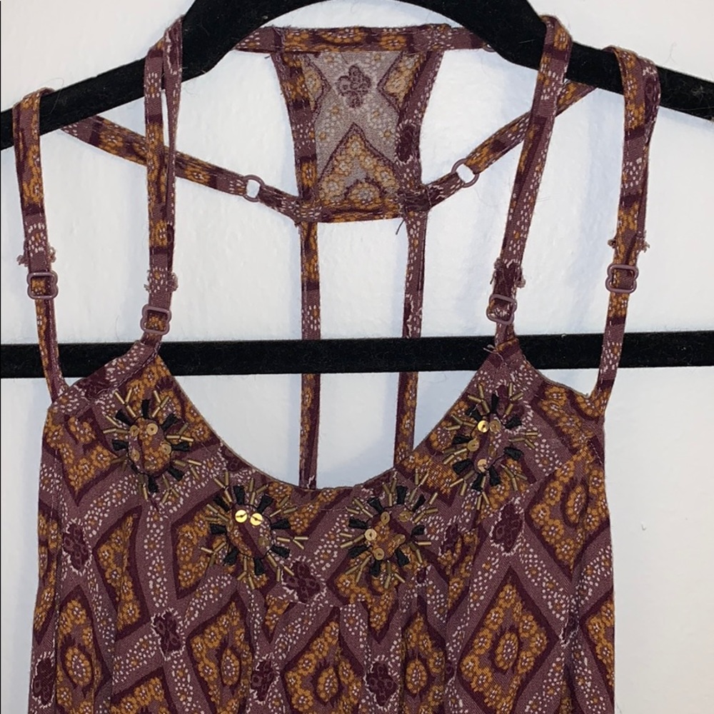 Patterned maxi dress